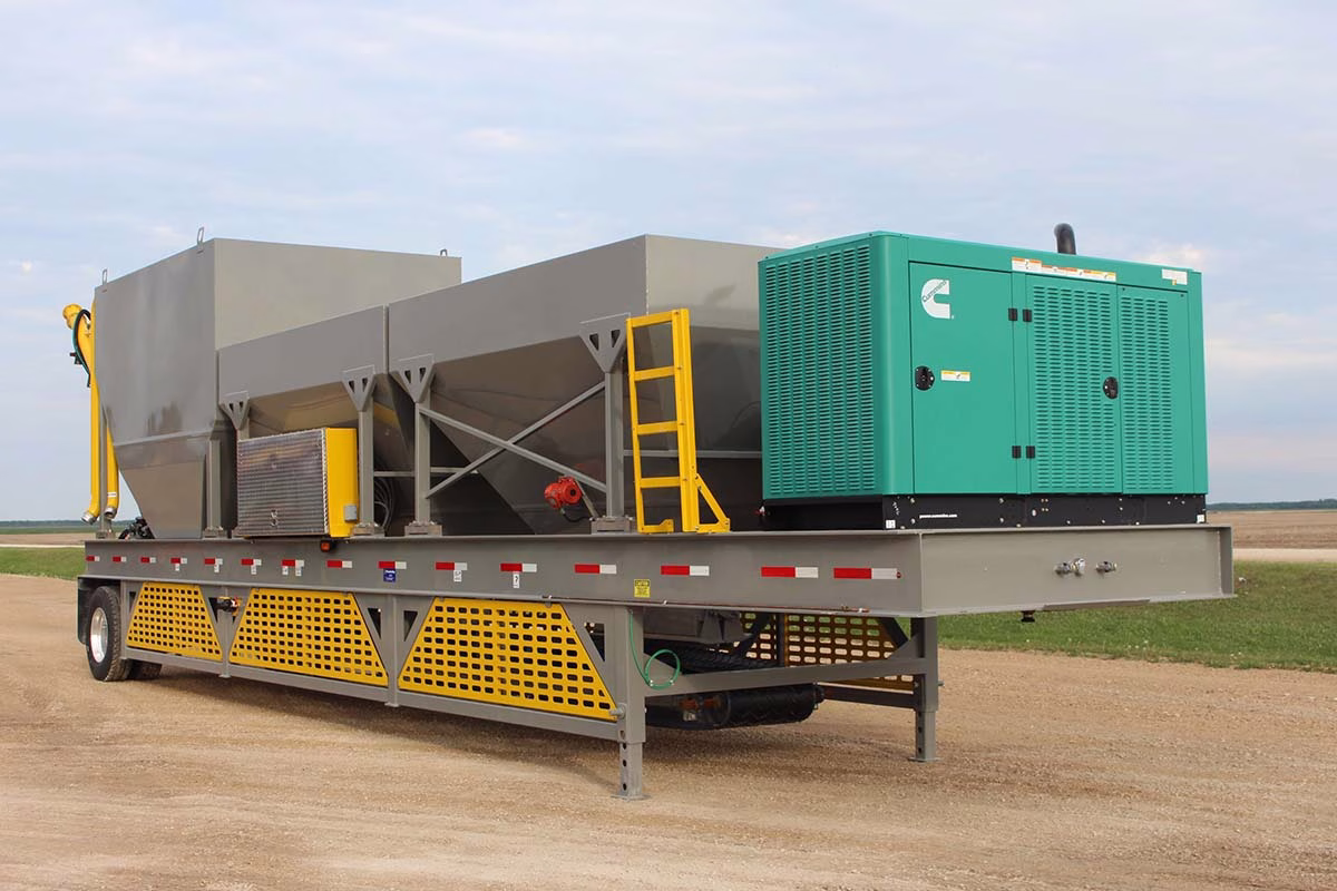 Tria Products Portable Concrete Batch Plant Model PP70M