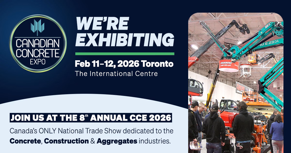Featured image for “Meet us at the Canadian Concrete Expo (CCE) 2026”