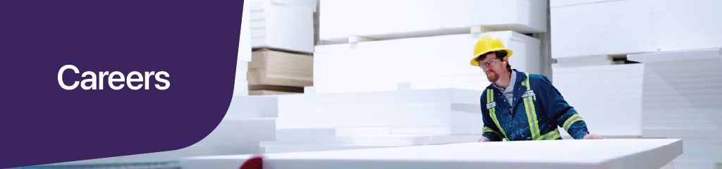 Tria Staff working on insulating materials